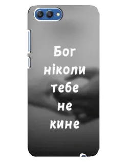 Чехол для Huawei Honor 10 (COL-AL00) с картинкой «Бог не бросит»