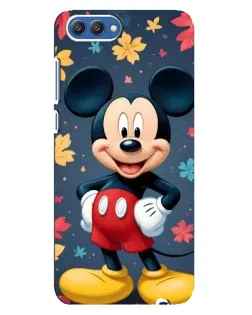 Чехол для Huawei Honor 10 (COL-AL00) с картинкой «Осенний Mickey Mouse»