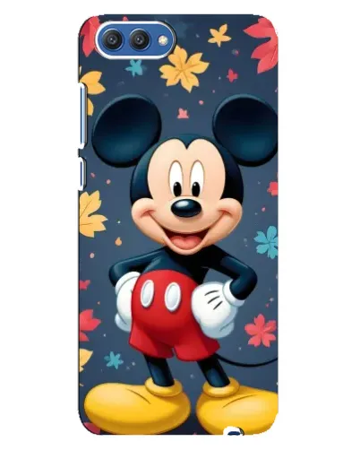 Чехол для Huawei Honor 10 (COL-AL00) с картинкой «Осенний Mickey Mouse»
