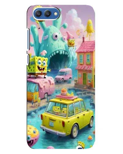 Чехол для Huawei Honor 10 (COL-AL00) с картинкой «Монстр-трак приключения»