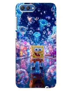 Чехол для Huawei Honor 10 (COL-AL00) с картинкой «Неоновый океан»