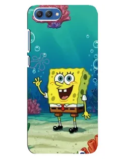Чехол для Huawei Honor 10 (COL-AL00) с картинкой «Подводный привет»