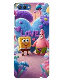 Чехол для Huawei Honor 10 (COL-AL00) с картинкой «Губка Боб Патрик»