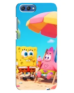 Чехол для Huawei Honor 10 (COL-AL00) с картинкой «Отдых на пляже»