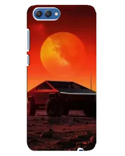 Чохол для Huawei Honor 10 (COL-AL00) з картинкою «Cybertruck на Марсі»