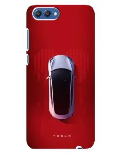 Чохол для Huawei Honor 10 (COL-AL00) з картинкою «Tesla Top View»
