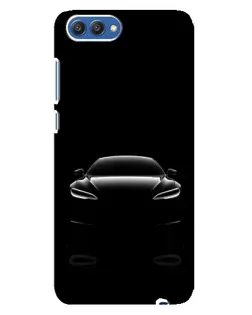 Чохол для Huawei Honor 10 (COL-AL00) з картинкою «Силует Tesla Night»