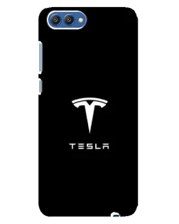Чохол для Huawei Honor 10 (COL-AL00) з картинкою «Tesla White Logo»