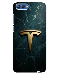 Чохол для Huawei Honor 10 (COL-AL00) з картинкою «Мармурова Tesla Gold»