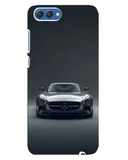 Чехол для Huawei Honor 10 (COL-AL00) с картинкой «Mercedes на черном»