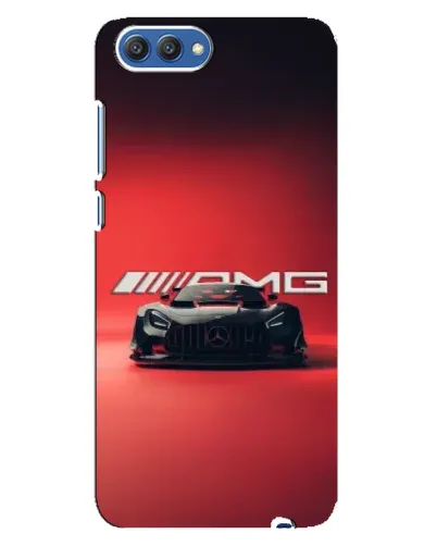 Чехол для Huawei Honor 10 (COL-AL00) с картинкой «Mercedes AMG — красная линия»