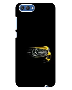 Чехол для Huawei Honor 10 (COL-AL00) с картинкой «Mercedes — ретро стиль»