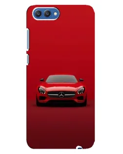 Чехол для Huawei Honor 10 (COL-AL00) с картинкой «Красный Mercedes AMG»