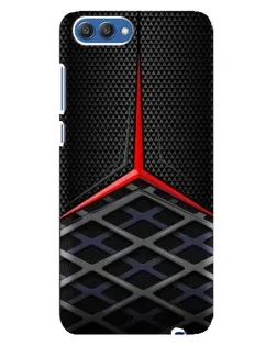 Чехол для Huawei Honor 10 (COL-AL00) с картинкой «Mercedes Carbon Grid»