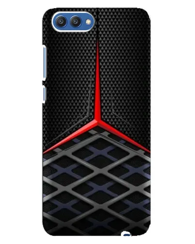Чехол для Huawei Honor 10 (COL-AL00) с картинкой «Mercedes Carbon Grid»