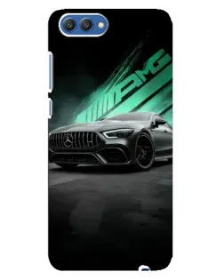 Чехол для Huawei Honor 10 (COL-AL00) с картинкой «Темный Mercedes AMG»