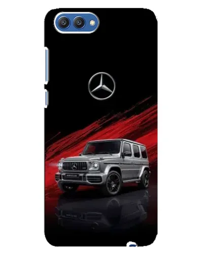 Чехол для Huawei Honor 10 (COL-AL00) с картинкой «Mercedes G-Class красный»