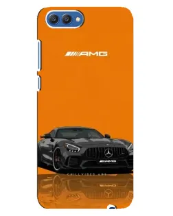 Чехол для Huawei Honor 10 (COL-AL00) с картинкой «Оранжевый Mercedes AMG»