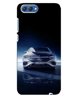 Чехол для Huawei Honor 10 (COL-AL00) с картинкой «Ночной Mercedes EQ»