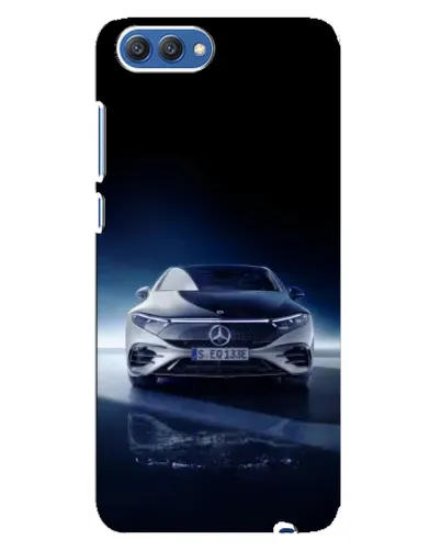 Чехол для Huawei Honor 10 (COL-AL00) с картинкой «Ночной Mercedes EQ»