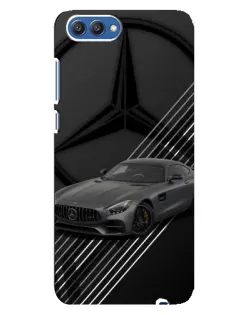 Чехол для Huawei Honor 10 (COL-AL00) с картинкой «Mercedes AMG — графика»