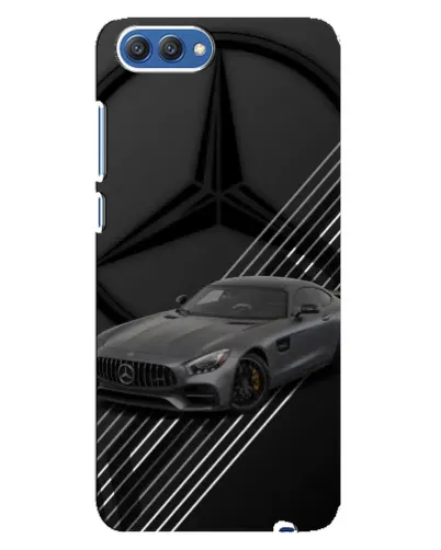 Чехол для Huawei Honor 10 (COL-AL00) с картинкой «Mercedes AMG — графика»