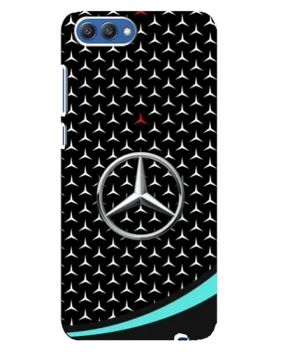 Чехол для Huawei Honor 10 (COL-AL00) с картинкой «Mercedes — бирюзовый акцент»