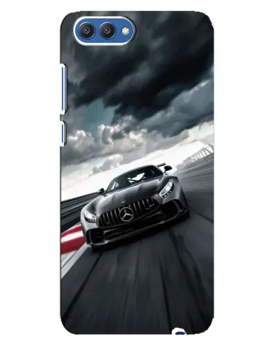 Чехол для Huawei Honor 10 (COL-AL00) с картинкой «Гоночный Mercedes AMG»