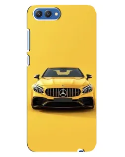 Чехол для Huawei Honor 10 (COL-AL00) с картинкой «Желтый Mercedes GT»