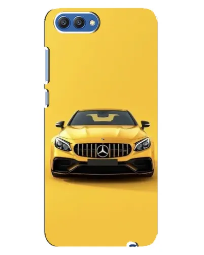 Чехол для Huawei Honor 10 (COL-AL00) с картинкой «Желтый Mercedes GT»