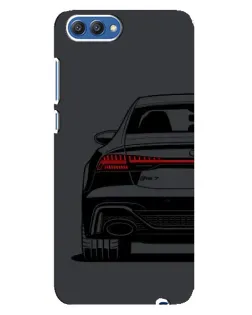 Чохол для Huawei Honor 10 (COL-AL00) з картинкою «Задня частина Audi — арт»