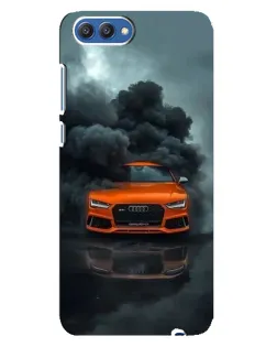 Чохол для Huawei Honor 10 (COL-AL00) з картинкою «Audi у хмарах диму»