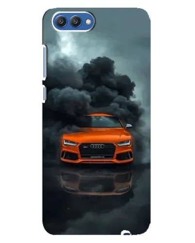 Чехол для Huawei Honor 10 (COL-AL00) с картинкой «Audi в облаках дыма» Чехол для Huawei Honor 10 (COL-AL00) с картинкой «Audi в облаках дыма»