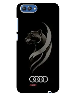 Чохол для Huawei Honor 10 (COL-AL00) з картинкою «Графіка — пантера та Audi»