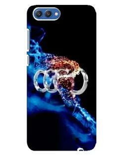 Чохол для Huawei Honor 10 (COL-AL00) з картинкою «Енергія лого Audi»