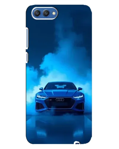 Чехол для Huawei Honor 10 (COL-AL00) с картинкой «Audi — голубая энергия» Чехол для Huawei Honor 10 (COL-AL00) с картинкой «Audi — голубая энергия»