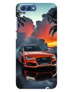 Чохол для Huawei Honor 10 (COL-AL00) з картинкою «Audi — захід сонця»