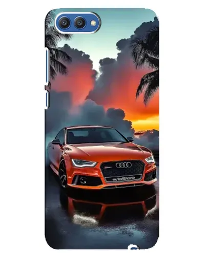 Чехол для Huawei Honor 10 (COL-AL00) с картинкой «Audi — закат» Чехол для Huawei Honor 10 (COL-AL00) с картинкой «Audi — закат»