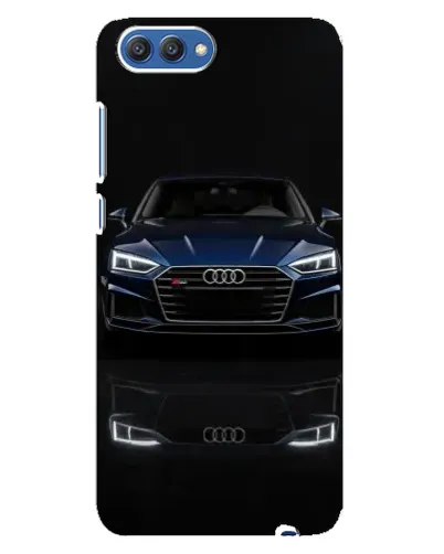 Чехол для Huawei Honor 10 (COL-AL00) с картинкой «Audi — ночное отражение» Чехол для Huawei Honor 10 (COL-AL00) с картинкой «Audi — ночное отражение»
