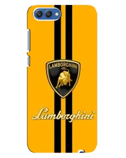 Чохол для Huawei Honor 10 (COL-AL00) з картинкою «Lamborghini Stripe жовтий»