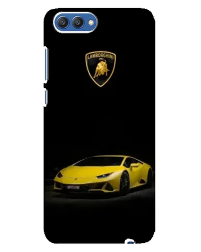 Чехол для Huawei Honor 10 (COL-AL00) с картинкой «Lamborghini желтый акцент» Чехол для Huawei Honor 10 (COL-AL00) с картинкой «Lamborghini желтый акцент»