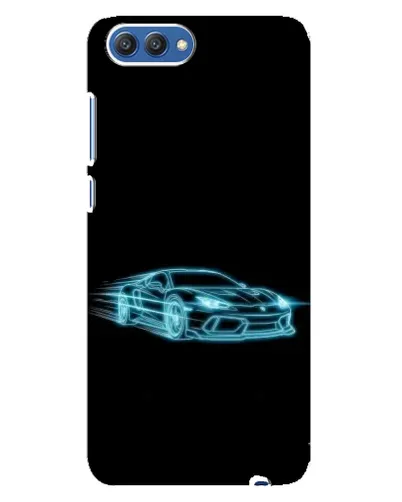 Чехол для Huawei Honor 10 (COL-AL00) с картинкой «Неоновый контур Lamborghini» Чехол для Huawei Honor 10 (COL-AL00) с картинкой «Неоновый контур Lamborghini»