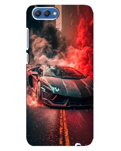 Чехол для Huawei Honor 10 (COL-AL00) с картинкой «Lamborghini красный дым» Чехол для Huawei Honor 10 (COL-AL00) с картинкой «Lamborghini красный дым»