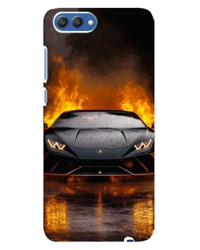 Чехол для Huawei Honor 10 (COL-AL00) с картинкой «Lamborghini в огне» Чехол для Huawei Honor 10 (COL-AL00) с картинкой «Lamborghini в огне»