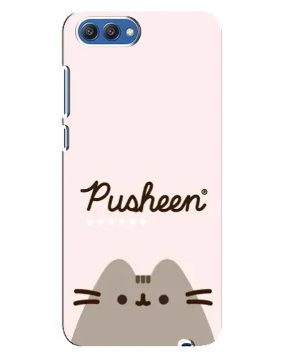 Чохол для Huawei Honor 10 (COL-AL00) з картинкою «Pusheen логотип» Чохол для Huawei Honor 10 (COL-AL00) з картинкою «Pusheen логотип»