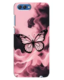 Чехол для Huawei Honor 10 (COL-AL00) с картинкой «Бабочка в дыму»