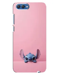 Чехол для Huawei Honor 10 (COL-AL00) с картинкой «Stitch выглядывает»