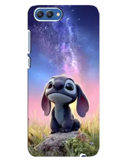 Чехол для Huawei Honor 10 (COL-AL00) с картинкой «Стич на рассвете»