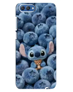 Чехол для Huawei Honor 10 (COL-AL00) с картинкой «Стич и голубика»