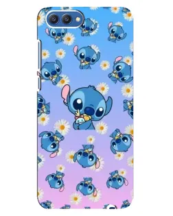 Чехол для Huawei Honor 10 (COL-AL00) с картинкой «Паттерн со Стичем»